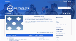 Desktop Screenshot of airforceots.com