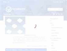Tablet Screenshot of airforceots.com